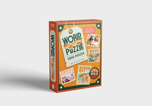 World Travel Adventures: 1000-piece Puzzle by Loni Carr