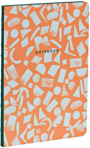 Terracotta A5 Notebook Our A5 Size Standard Paperback Notebook by David Hockney