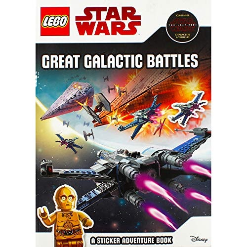 Lego Star Wars: Great Galactic Battles Sticker Book by -