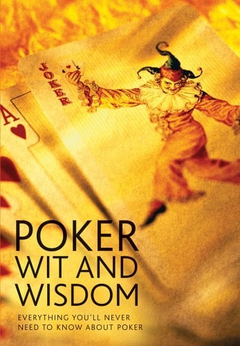 Poker Wit and Wisdom (shelfworn) by Fiona Jerome | Seth Dickson
