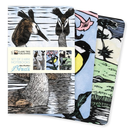 (TXS) Chris Pendleton Set of 3 Mini Notebooks by Flame Tree Studio