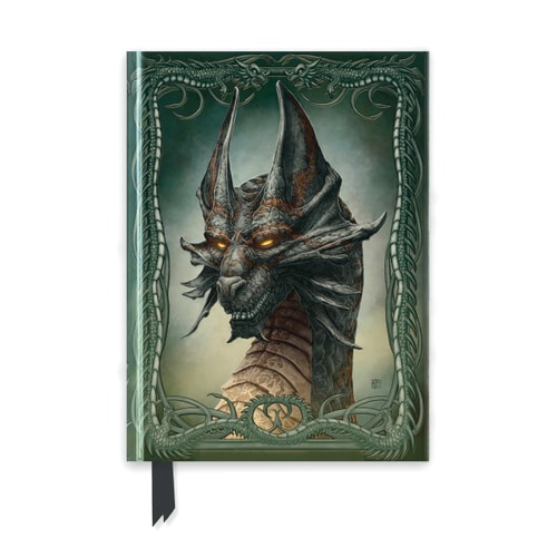 (TXS) Kerem Beyit: Black Dragon (Foiled Journal) by Flame Tree Studio
