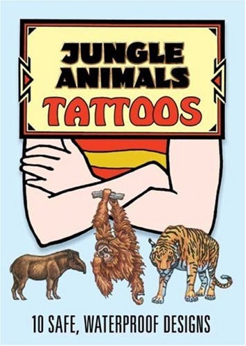 Jungle Animals Tattoos (Dover Tattoos) by Dianne Gaspas-Ettl | Tattoos