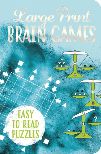 Large Print Brain Games (192pp for B&N) by Eric Saunders