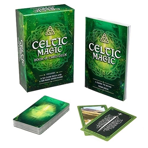 (TXS) Celtic Magic Book & Card Deck by  Marie Bruce