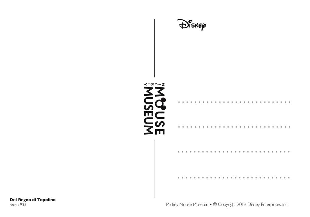 Mickey Mouse Museum Postcards by -