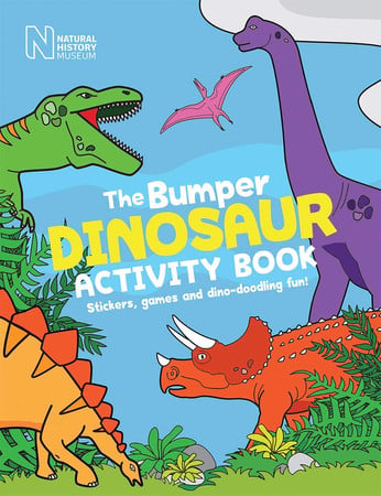 Bumper Dinosaur Activity Book: Stickers, games and dino-doodling fun! by Stewart-Sharpe, Leisa