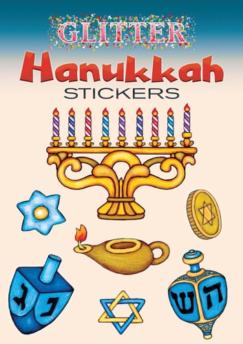 Glitter Hanukkah Stickers (Dover Little Activity Books Stickers) by Freddie Levin
