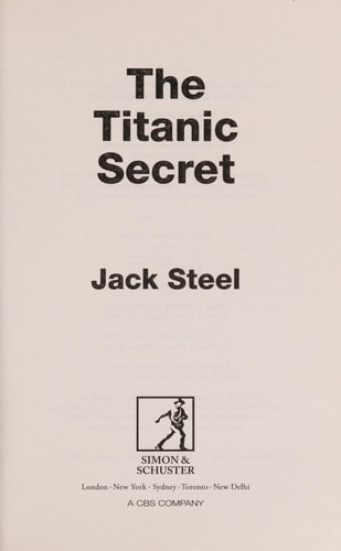 The Titanic Secret by Jack Steel