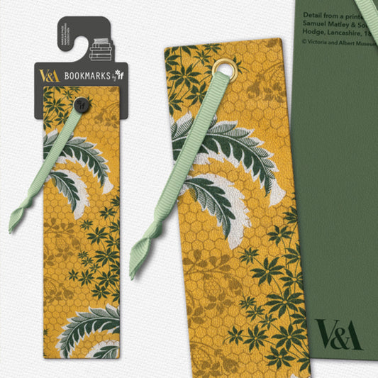 V&A Bookmarks: Leaves On Honeycomb by V&A