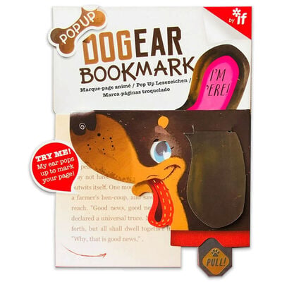 Dog Ear Pop Up Bookmark: Dachshund (Frank) by -
