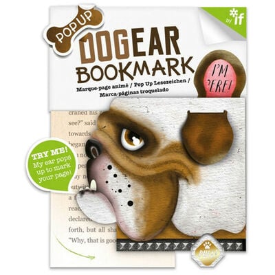 Dog Ear Pop Up Bookmark: Bulldog (Stanley) by -