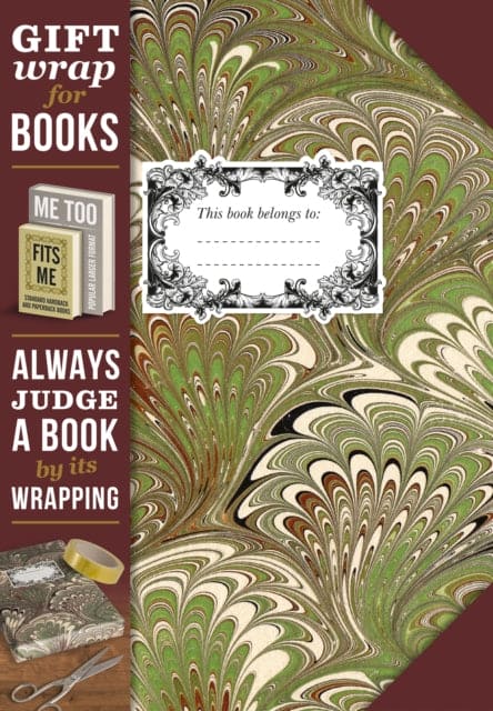 Gift Wrap For Books: Marbled Paper by -