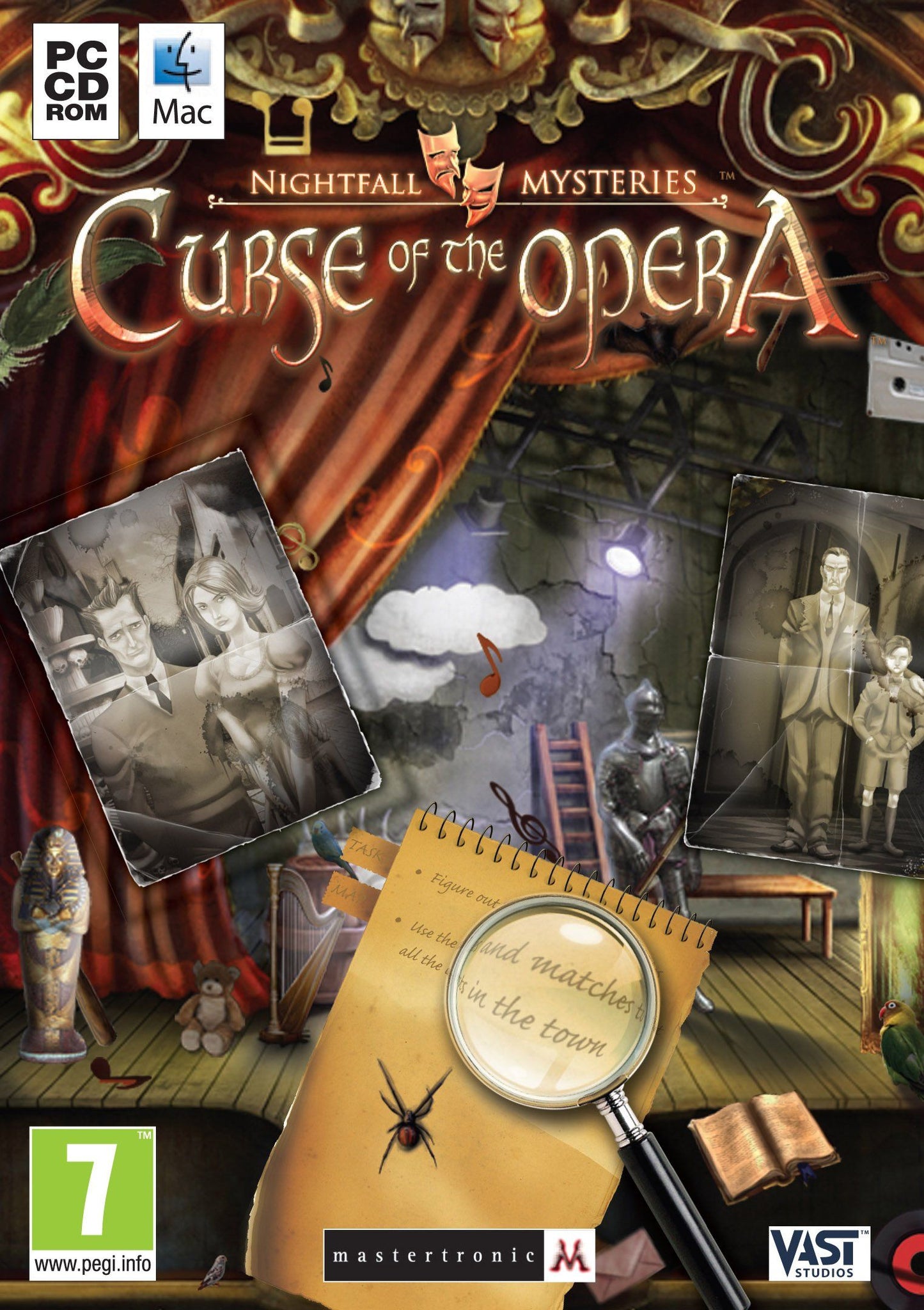 Nightfall Mysteries: Curse Of The Opera (PC CD) by -