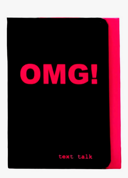 OMG! / LOL! Text Talk Magnetic Envelope Box (16 cards & envelopes) by -