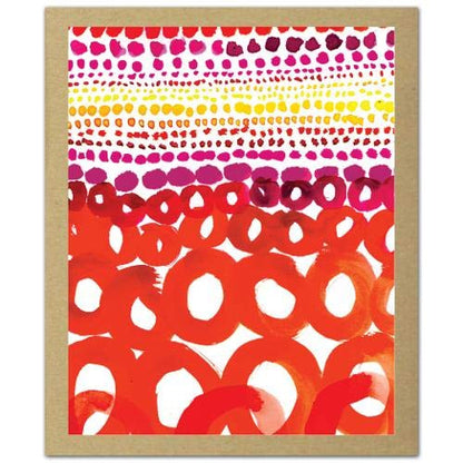 Big & Bold: GreenNotes -- environmentally friendly & uncoated Greeting, Thank You or Invitation Card by Jenny Bowers