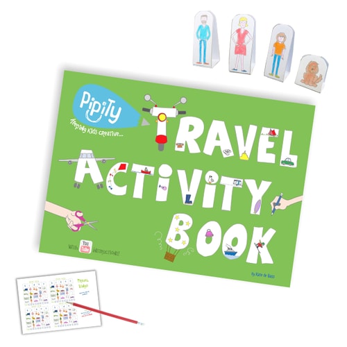Travel Activity Book, by Pipity by Kate de Bass