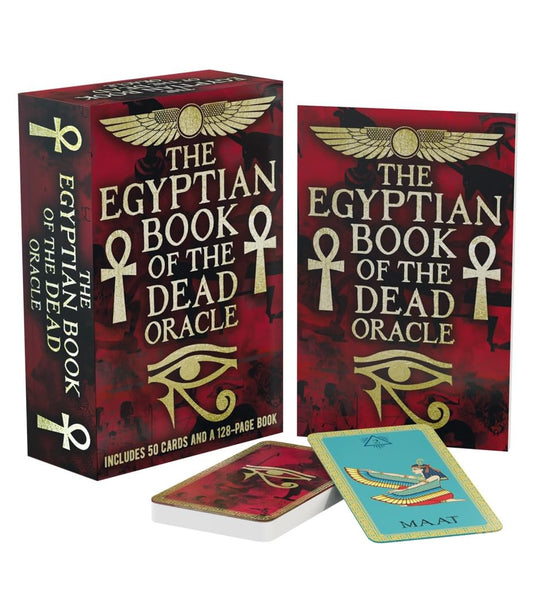 Egyptian Book Of The Dead Oracle Book + 50 Cards (7.4x4.7, 128pg by  Marie Bruce