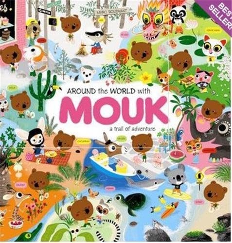 Around the World with Mouk (shelfworn) by Marc Boutavant