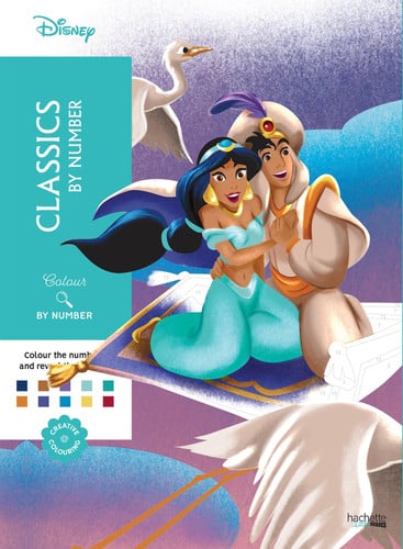 Mystery Colouring - Classics by Number Reveal Iconic Disney Characters with Colour by Number by Aurelia Bertrand