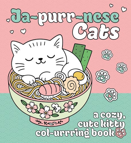 Ja-Purr-Nese Cats A Colouring Book by Mikankey