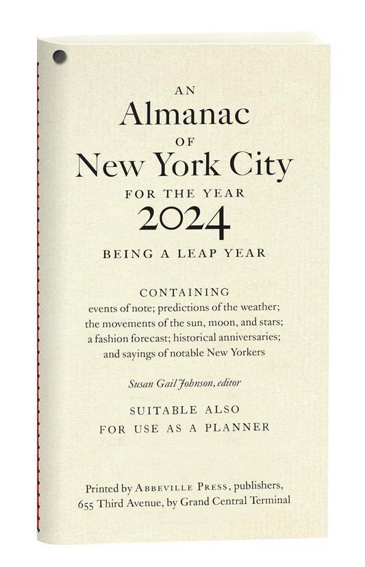 An Almanac of New York City for the Year 2024 by Susan Gail Johnson