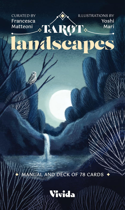 (TXS) Tarot Landscapes 78 Cards + Manual by  Francesca Matteoni (Author), Yoshi Mari (Illustrations)