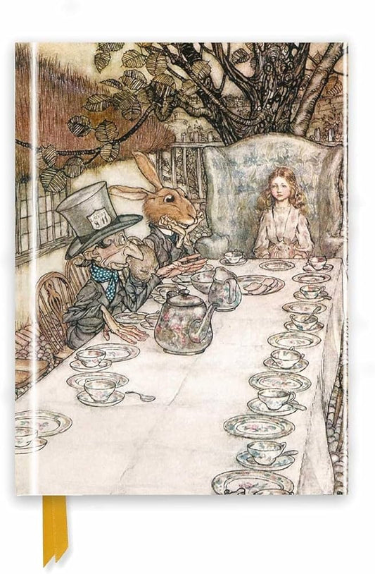 (TXS) Rackham: Alice in Wonderland Tea Party (Foiled Journal) by Flame Tree Studio