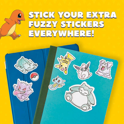 Pokemon Color Your Own Fuzzy Stickers by Klutz Press