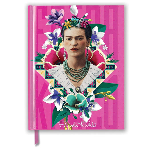 Frida Kahlo Pink (Blank Sketch Book) by Flame Tree Studio