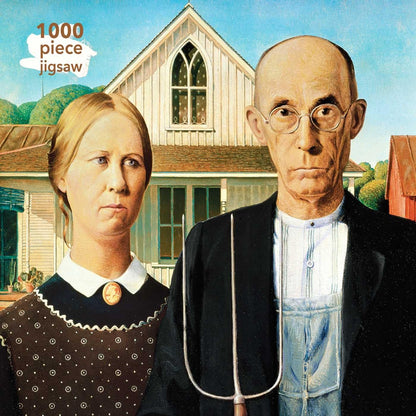 (TXS) Grant Wood: American Gothic Jigsaw: 1000 Piece Jigsaw (1000-piece Jigsaws) by Grant Wood