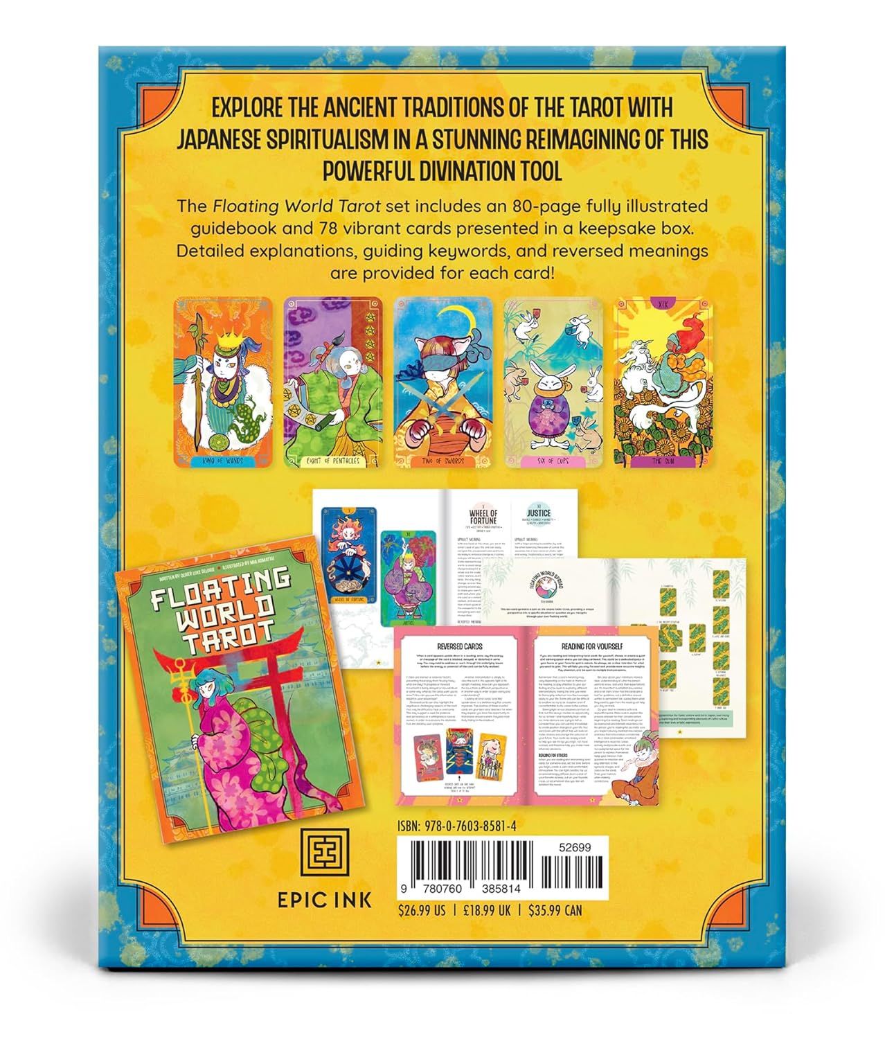 The Floating World Tarot: Explore the Ancient Traditions of the Tarot with Japanese Spiritualism by Oliver Luke Delorie