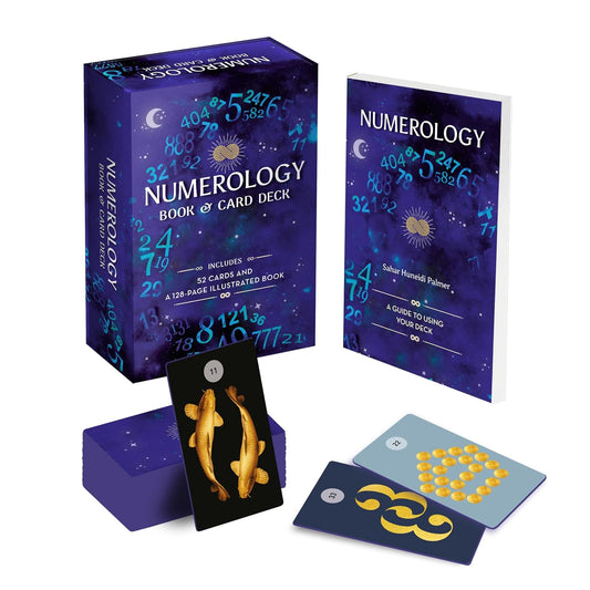 (TXS) Numerology Box Kit Book + 52 Cards (4.7 x 7.4, 128 by Huneidi-Palmer, Sahar