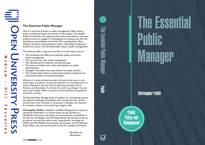 The Essential Public Manager (shelf worn) by Pollitt, Christopher