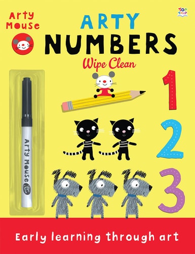 Arty Numbers Wipe Clean (Arty Mouse) by Mandy Stanley