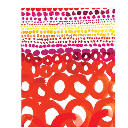 Big & Bold: GreenNotes -- environmentally friendly & uncoated Greeting, Thank You or Invitation Card by Jenny Bowers