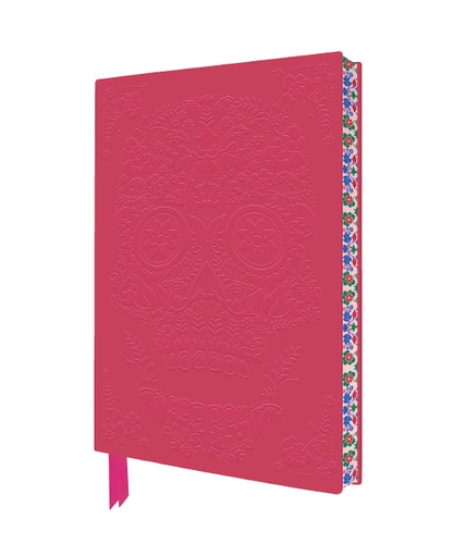 (TXS) Artisan Art Flower Sugar Skull Notebook by  Flame Tree Studio
