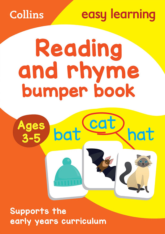 Collins Easy Learning  Reading and Rhyme Bumper Book Ages 3-5 by Collins Easy Learning