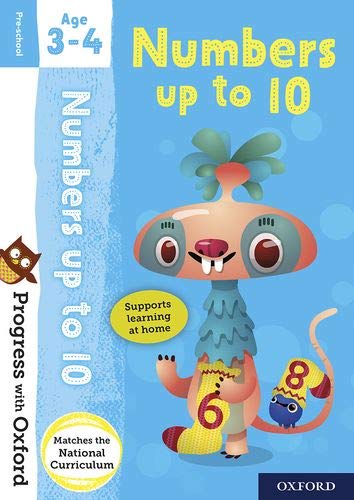 Progress with Oxford: Numbers up to 10 Age 3-4 (shelf worn) by Varios Autores