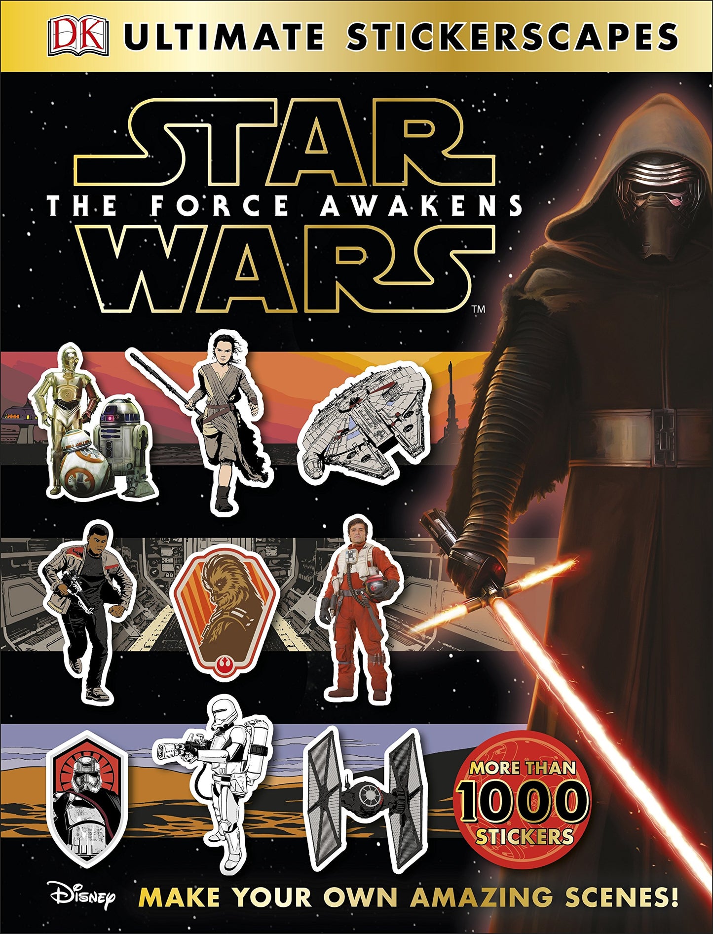 Star Wars: The Force Awakens Ultimate Stickerscapes by DK