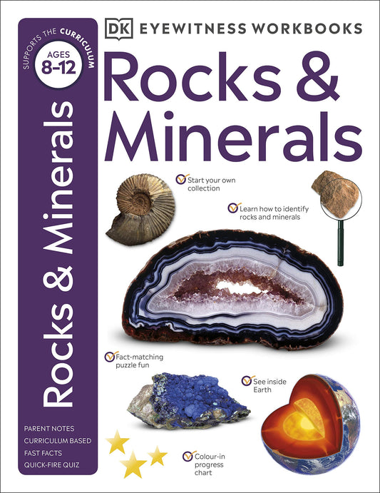 Rocks & Minerals (Eyewitness Workbook) by Helen Whittaker