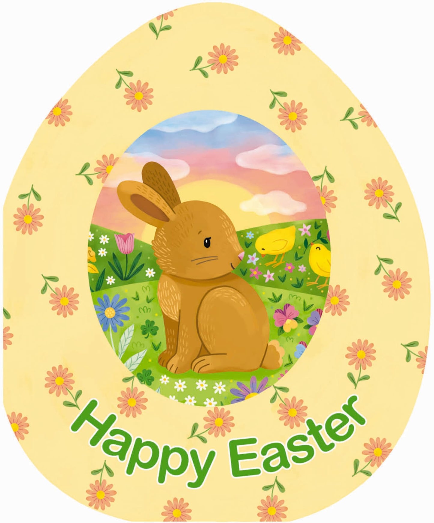 Happy Easter (An Easter Egg-Shaped Board Book) by Zondervan