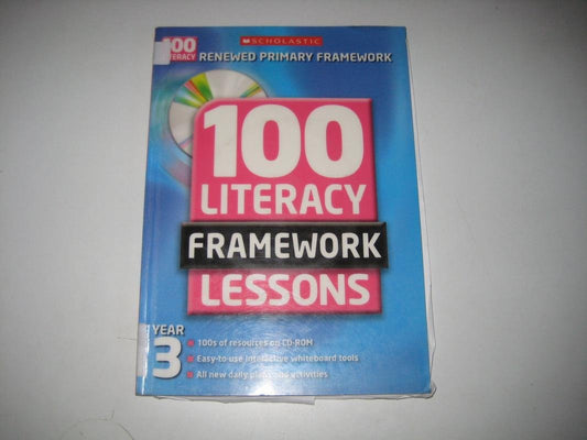 100 Literacy Framework Lessons - Year 3 by Howell, Gillian