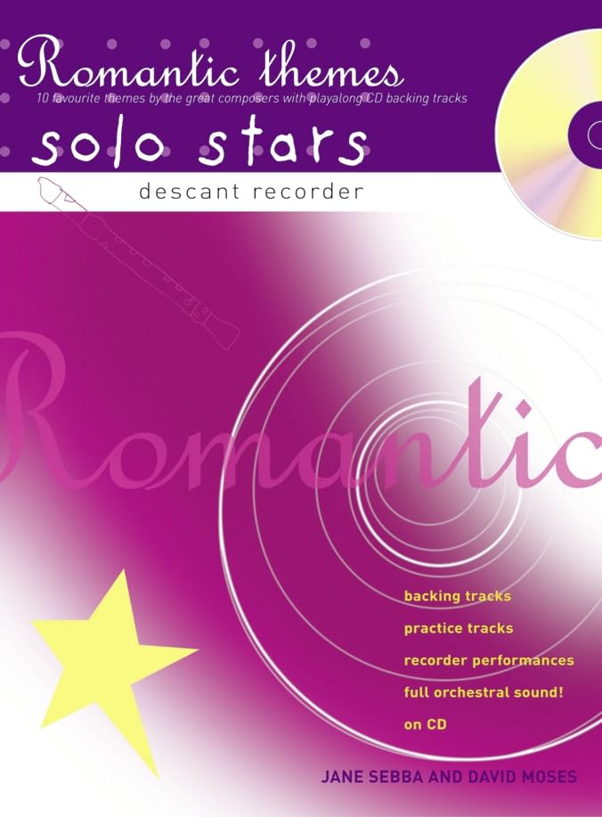 Solo Stars - Descant Recorder: Romantic Themes (with CD) by Jane Sebba & Missak Takoushian