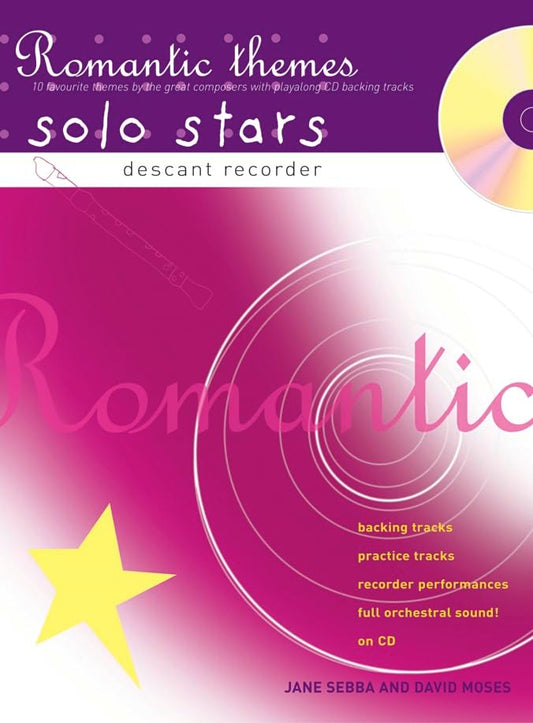 Solo Stars - Descant Recorder: Romantic Themes (with CD) by Jane Sebba & Missak Takoushian