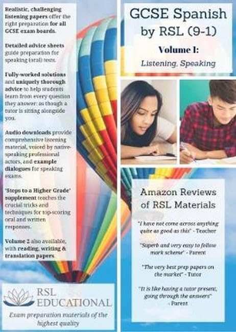 GCSE Spanish by RSL (9-1). Volume 1: Listening, Speaking by -