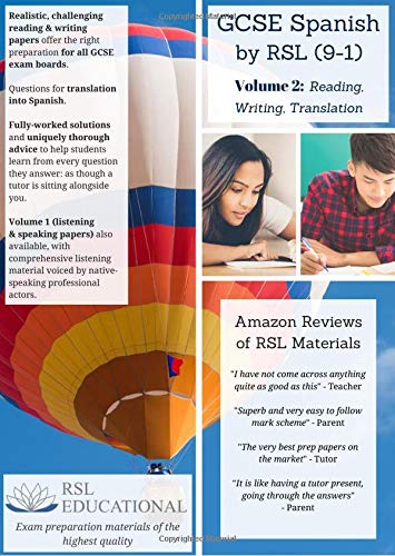 GCSE Spanish by RSL (9-1). Volume 2: Reading, Writing, Translation by -