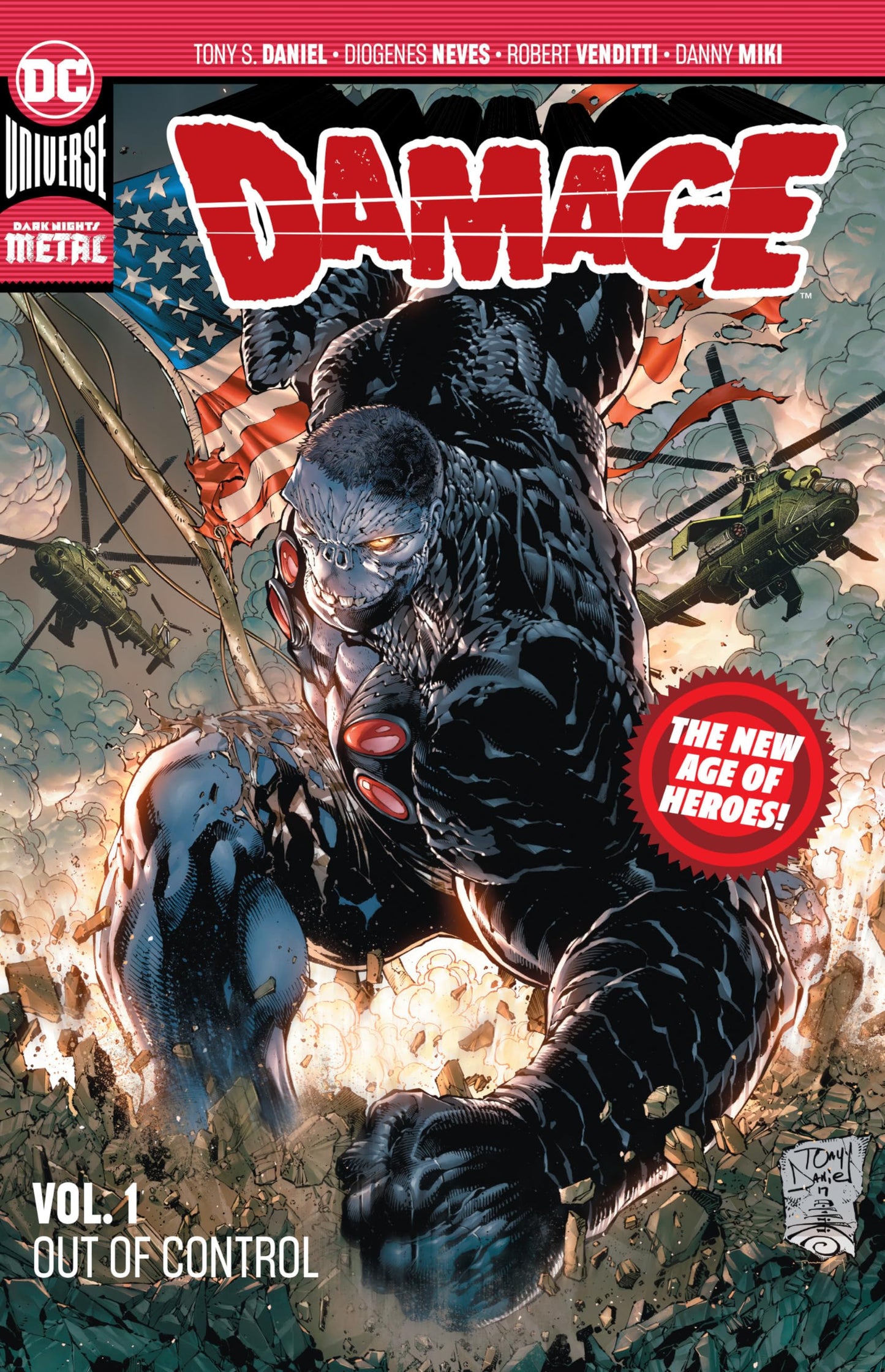 Damage Vol. 1: Out of Control (New Age of Heroes) by Venditti, Robert