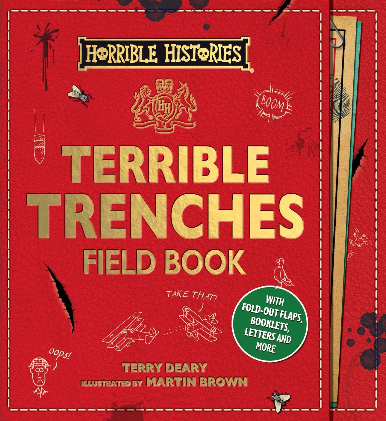 Horrible Histories: Terrible Trenches Field Book by Terry Deary