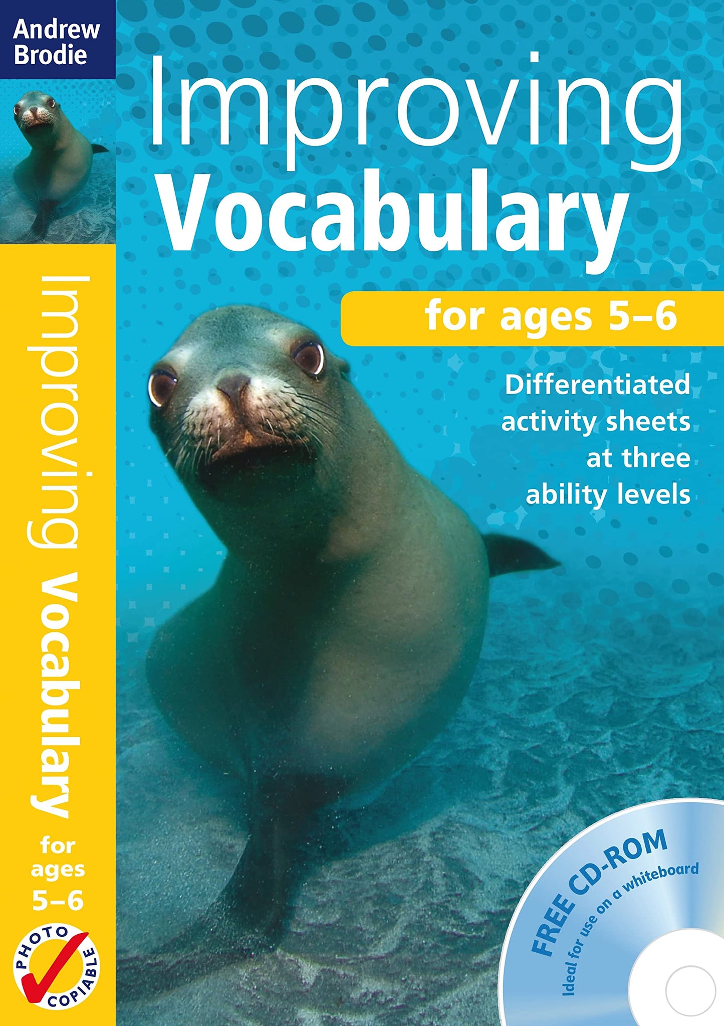 Improving Vocabulary for Ages 5-6 (with free cd-rom) by Andrew Brodie